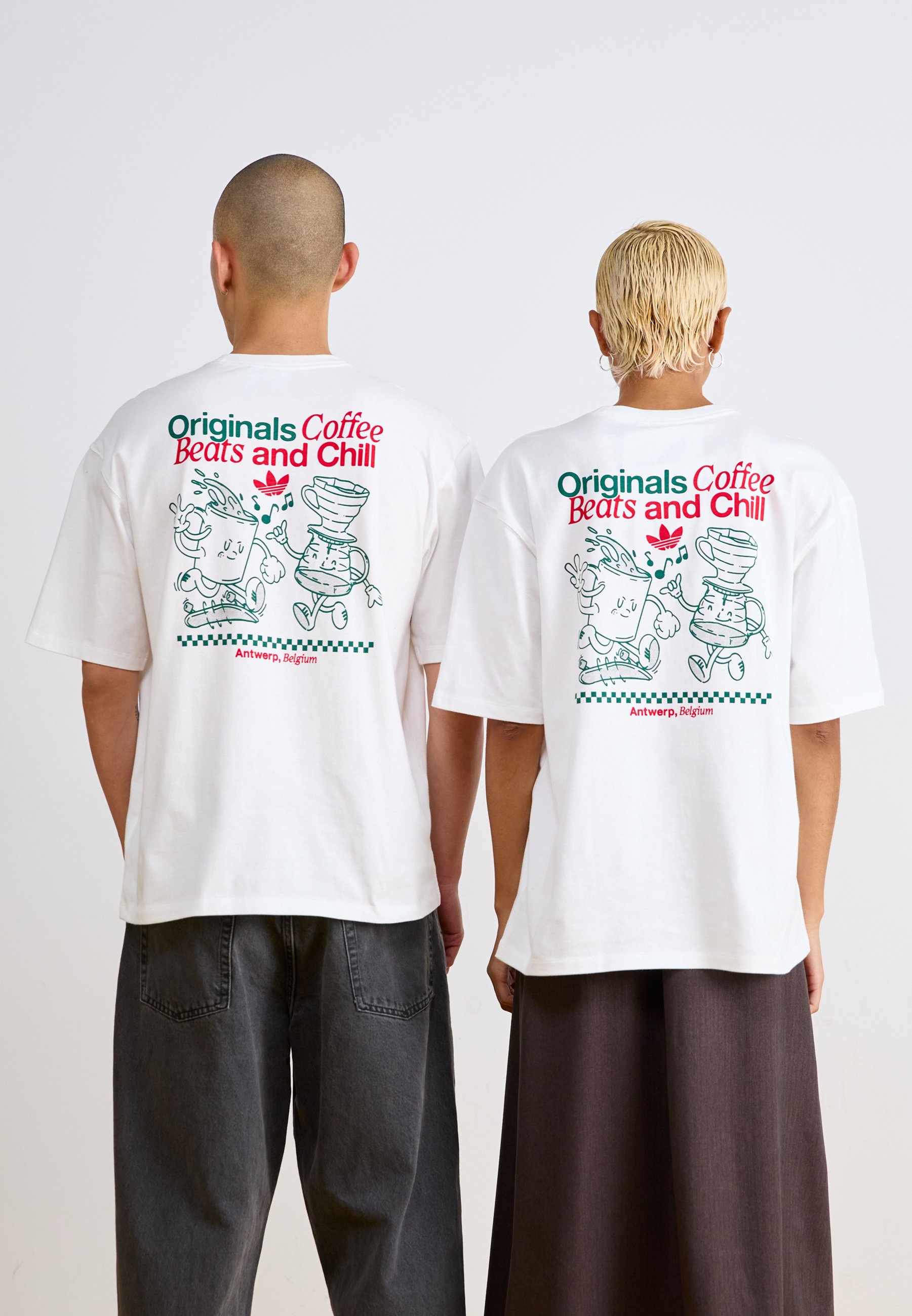 adidas|Originals TEE ANTWERP UNISEX プリントTシャツ adidas Originals TEE ANTWERP UNISEX - Print T-shirt - white