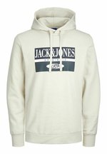 JACK & JONES Herren Kapuzenpullover Jorclean Sweat Hood – Bequemer Hoodie Mit Logo, Kängurutasche