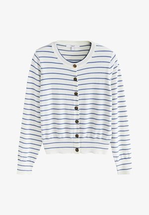 Next, Chaqueta de punto - ecru navy stripe