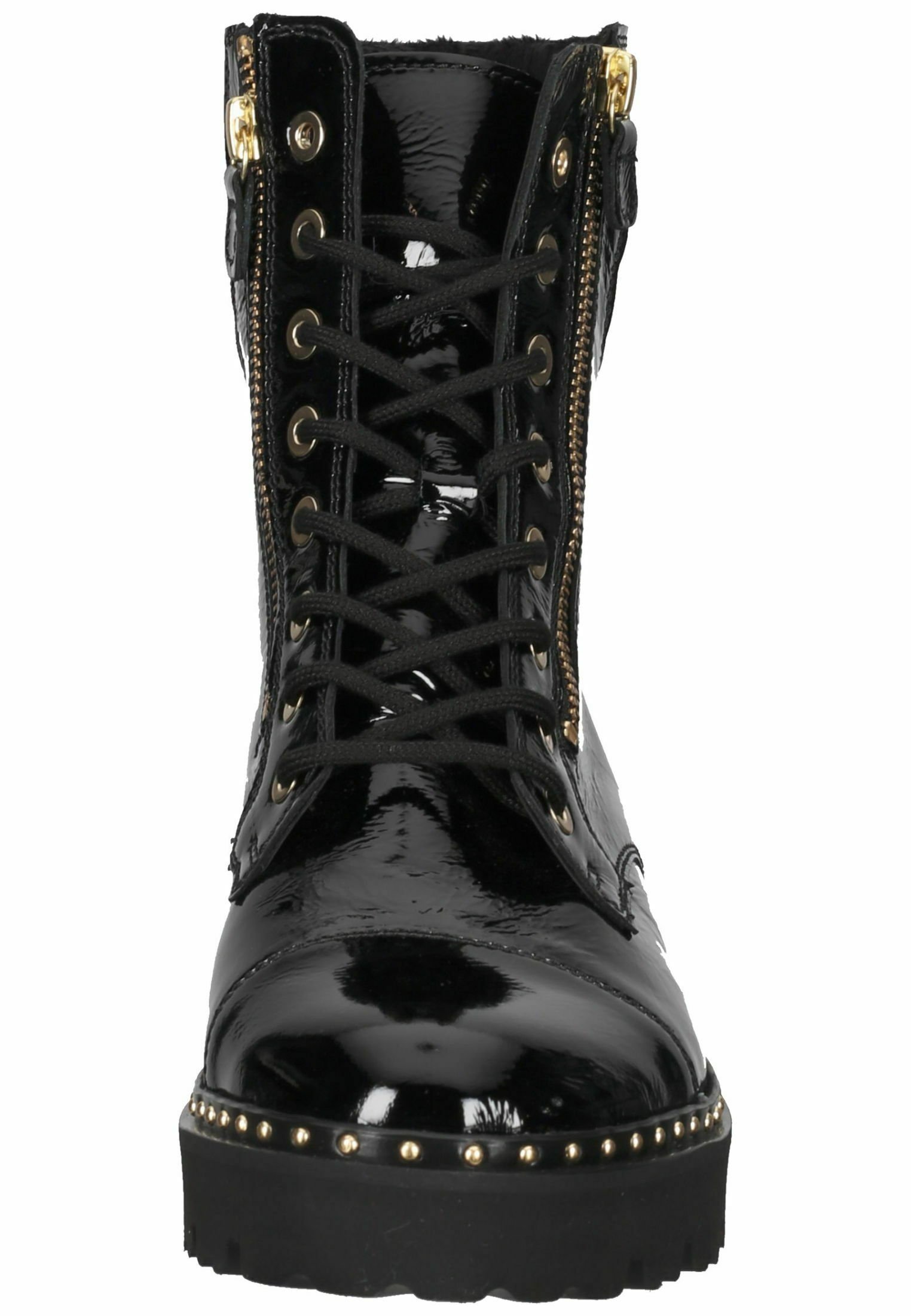 Gabor Platform ankle boots - schwarz lack/black - Zalando.de