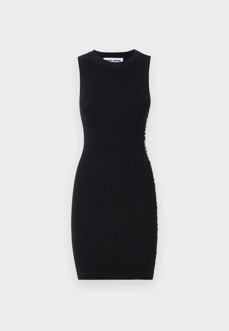 Abito drappeggiato con coulisse - Nero - DONNA | H&M IT Abito drappeggiato con coulisse - Nero - DONNA | H&M IT