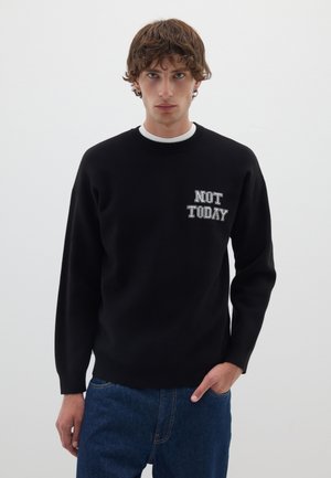 Strickpullover - gunmetal