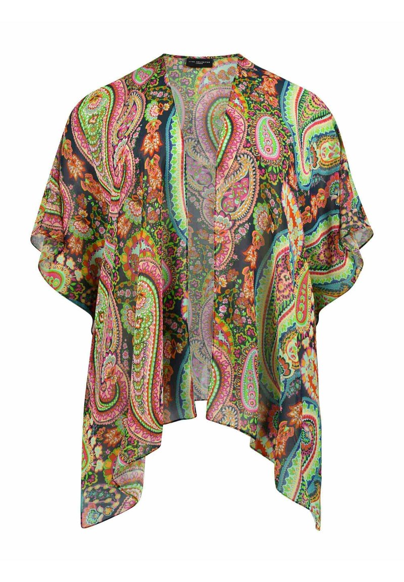 Damen Leichte Jacken | Live Unlimited London PAISLEY PRINT SHORT KIMONO Leichte Jacke brown/mehrfarbig - PF72897 Damen Leichte Jacken | Live Unlimited London PAISLEY PRINT SHORT KIMONO Leichte Jacke brown/mehrfarbig - PF72897