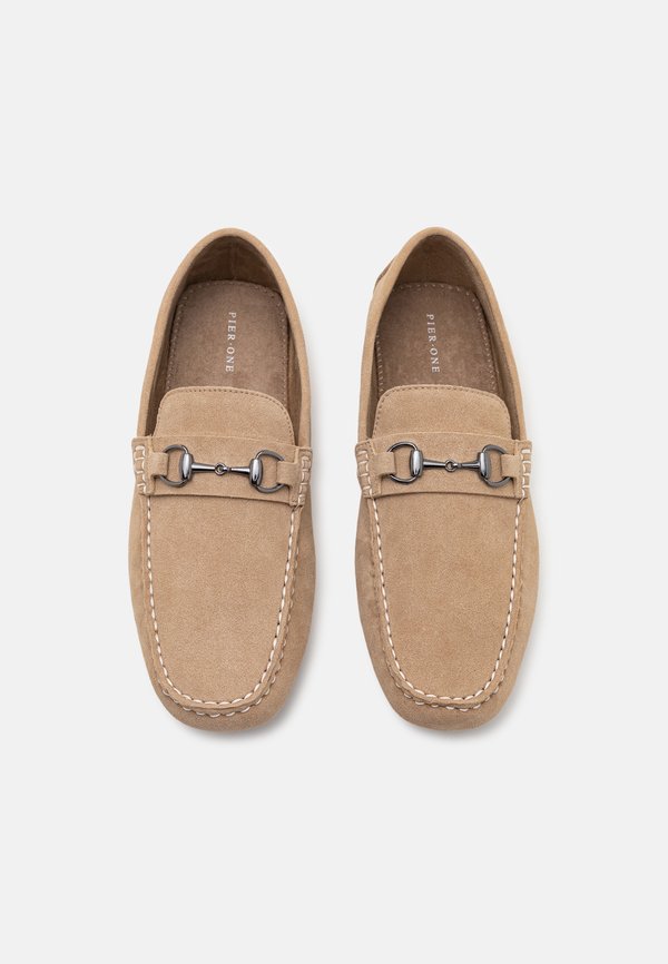 LEATHER - Moccasins - beige2