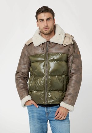 Winterjas - mehrfarbig braun