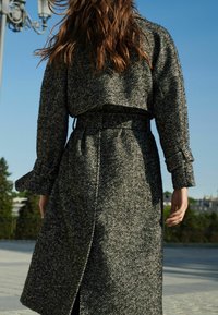 Next STYLE - Trenčkot - textured monochrome herringbone