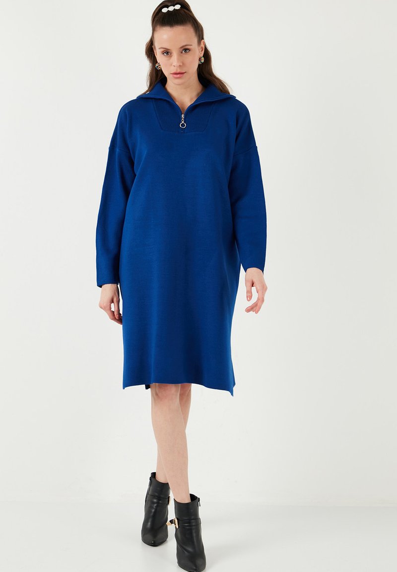 LELA LOOSE FIT - Jumper dress - ink blue/blue - Zalando.ie