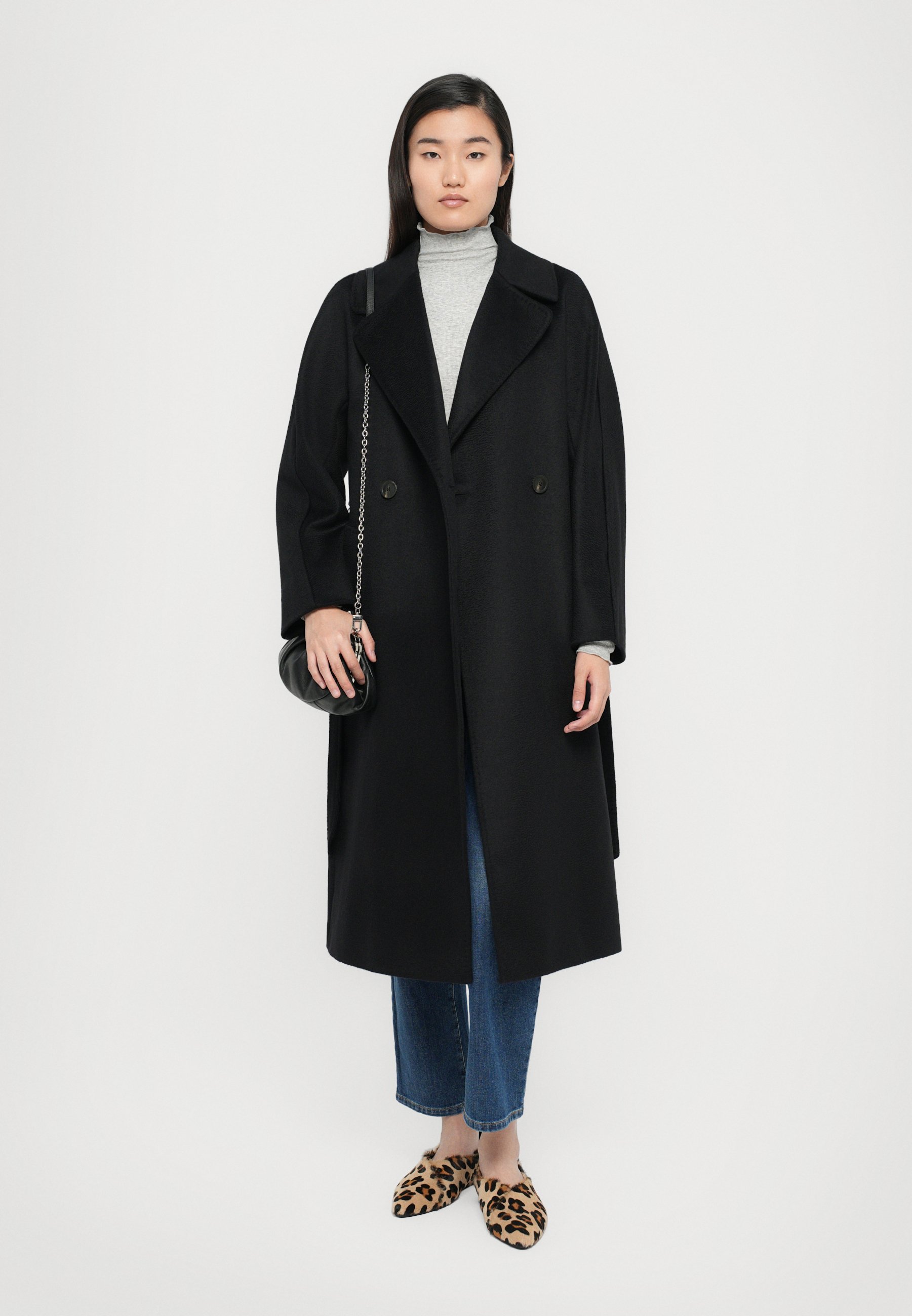 Weekend Max Mara RESINA - Classic coat - nero/black - Zalando.co.uk