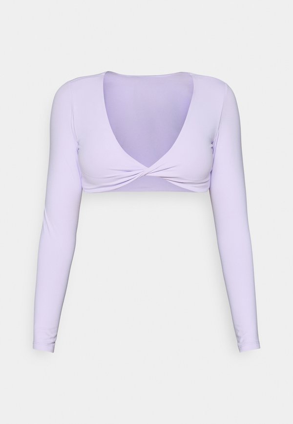 PURELUXE BUILT IN BRA BOLERO - Long sleeved top - purple2