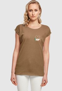 Mister Tee KICKS LOVE - Triko s potiskem - olive