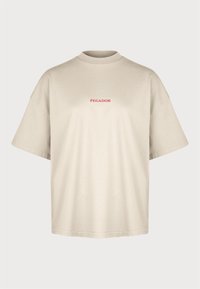 Pegador REYNA HEAVY OVERSIZED TEE - Μπλουζάκι με στάμπα - washed coast sand