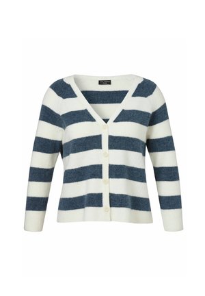 FLAUSCHIGE RINGEL - Vest - blau-meliert