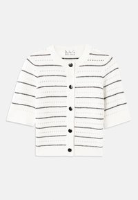 VERONA STRIPE CARDI - Jopica - cream/grey melange