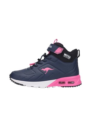 KX-MOLBO MID EV UNISEX - High-top trainers -  dk navy daisy pink