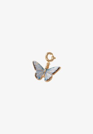 Enamel Blue Butterfly - Srećonoša - blue gold-coloured