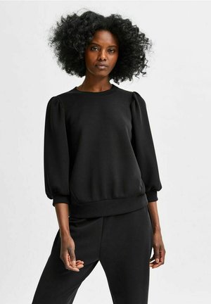 Selected Femme SLFTENNY 3/4 - Sweatshirt - black