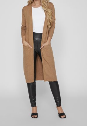 Cardigan - mottled brown