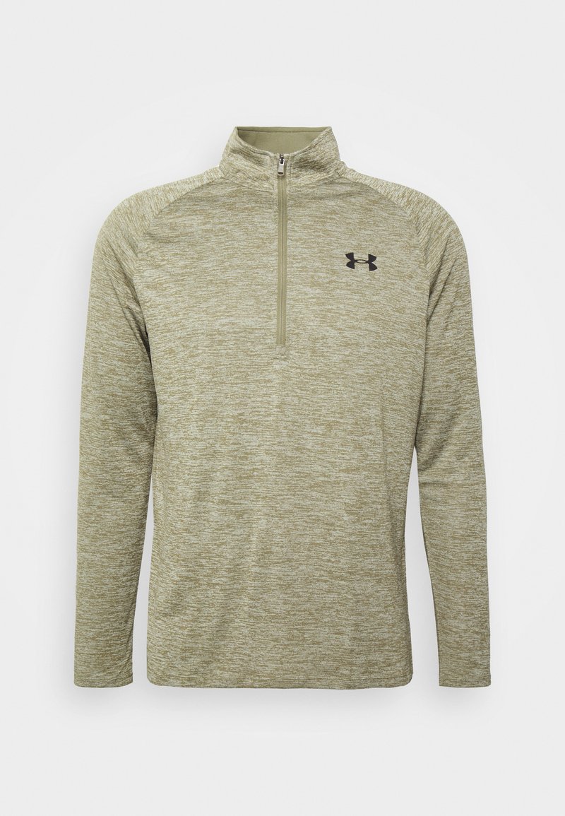 Herren Shirts | Under Armour TECH ZIP Langarmshirt tent/black/khaki - BV05714 Herren Shirts | Under Armour TECH ZIP Langarmshirt tent/black/khaki - BV05714