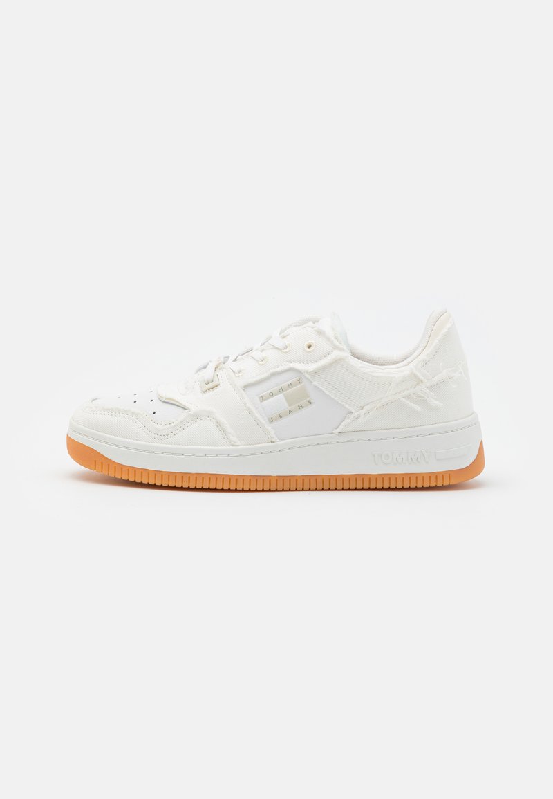 Tommy Jeans BASKET DENIM - Trainers - white