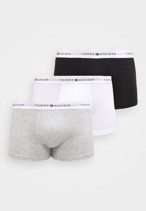 3-PACK SIGNATURE REPEAT LOGO WAISTBAND TRUNKS - Trunks - grey heather/black/white