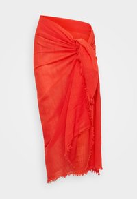 TEXTURED BEACH WRAP - Beach accessory - flame