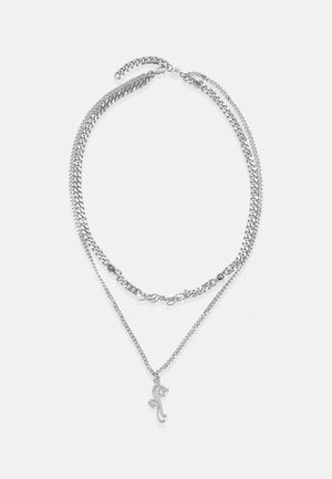 DOUBLE ROW PANTHER AND ROSE UNISEX - Κολιέ - silver-colored