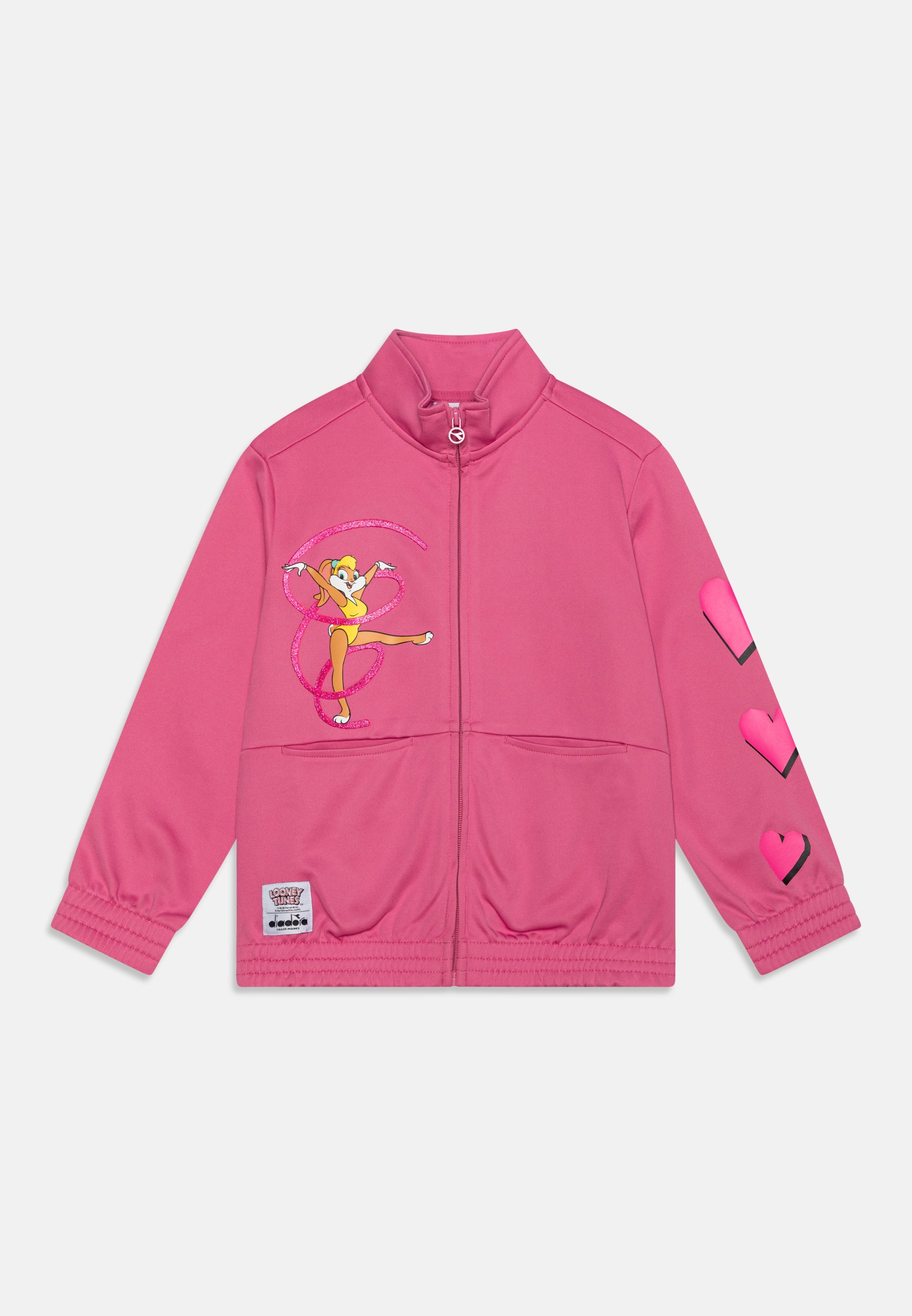 Diadora TRACK TEAM UNISEX Trainingsjacke chateau pink/pink