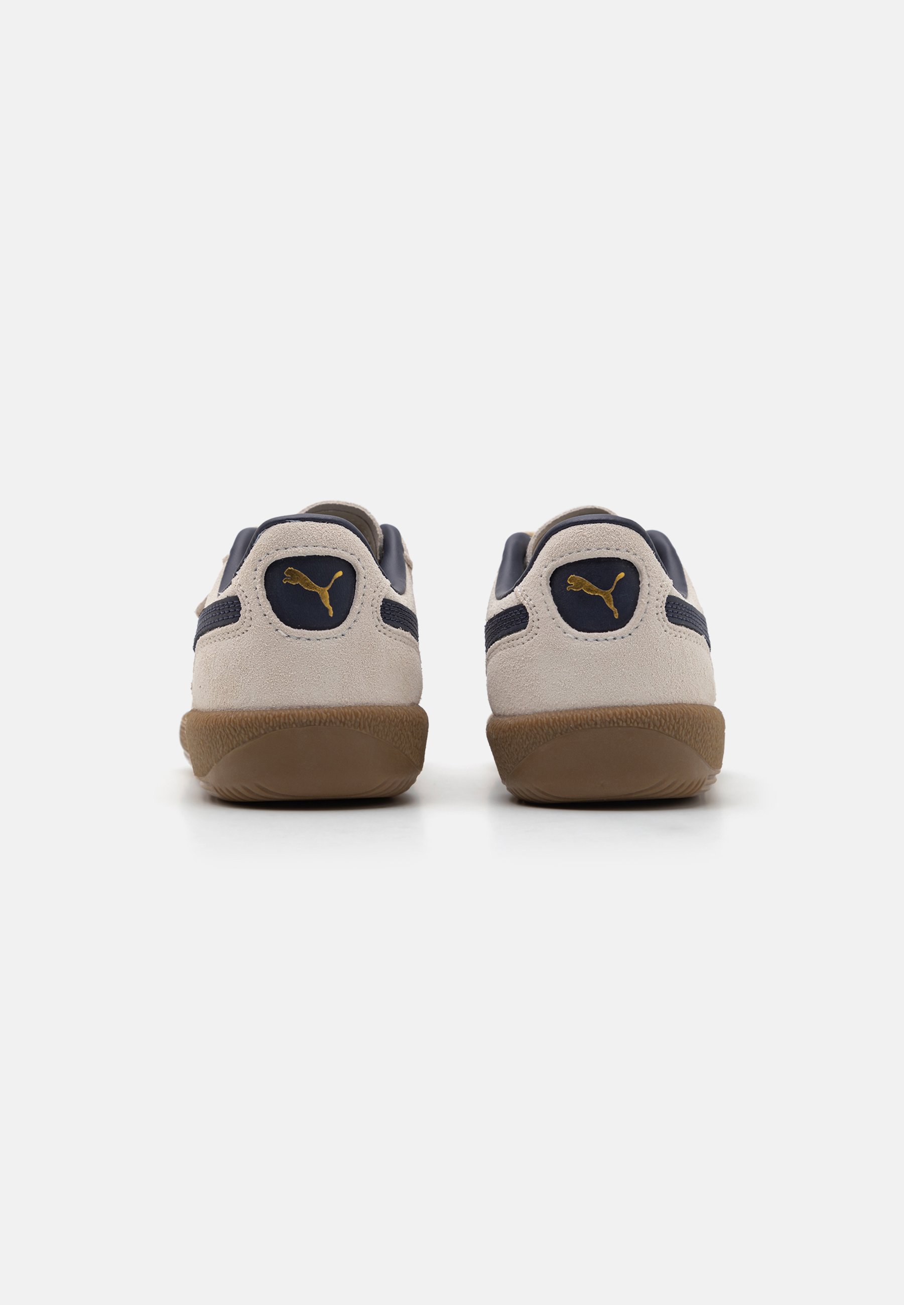 Puma PALERMO UNISEX - Trainers - alpine snow/new navy/gold