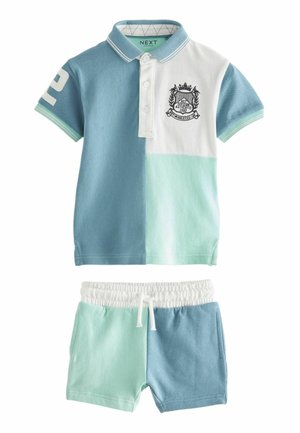 SHORT SLEEVES SET STANDARD - Trainingsbroek - blue white