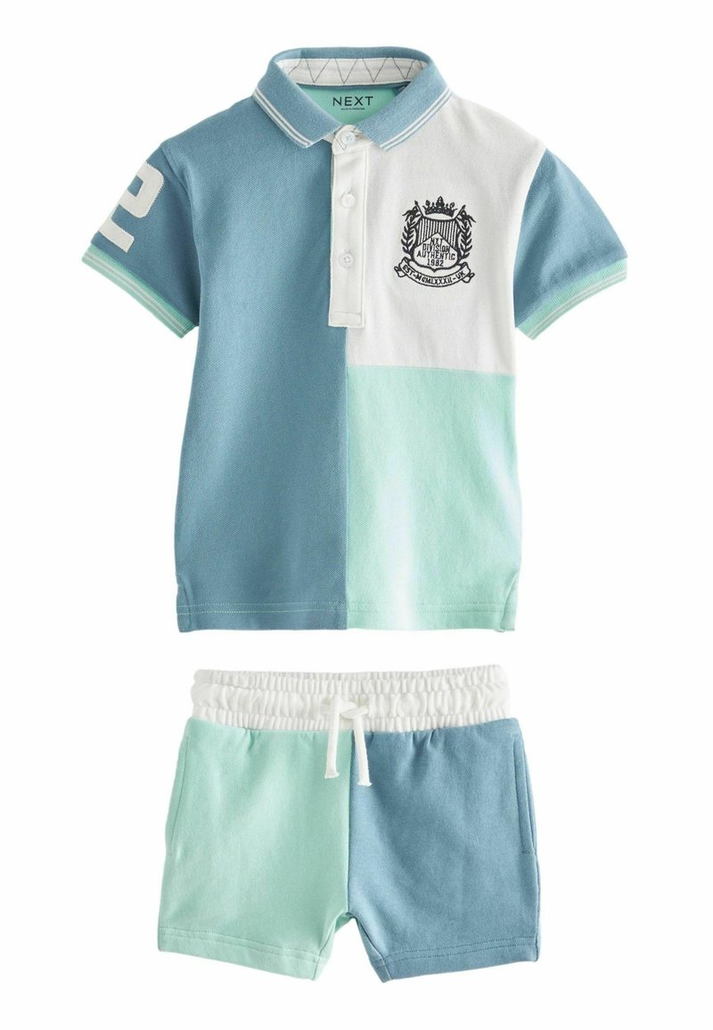 Next SHORT SLEEVES SET STANDARD - Træningsbukser - blue white