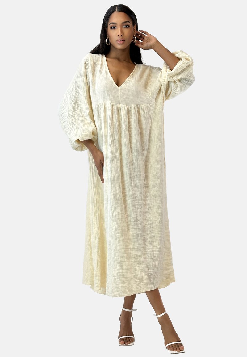 Elara Robe longue - beige
