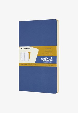 Moleskine VOLANT 2ER SET - Altri accessori - vergissmeinnicht blau bernsteingelb