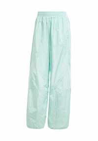 ADICOLOR TEAMGEIST OVERSIZED WIDE - Pantaloni sportivi - semi flash aqua