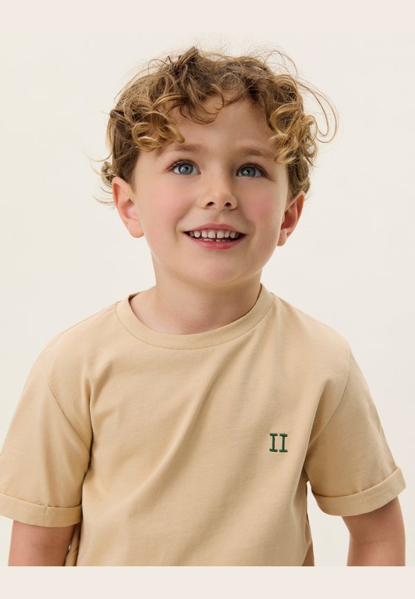 NORREGAARD CONTRAST UNISEX - Basic T-shirt - irish cream2