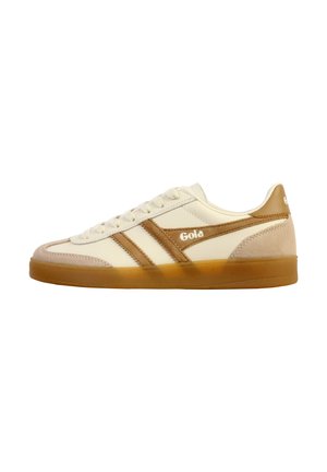 BASKET - Sneakers basse - blanc cassé bone caramel clair