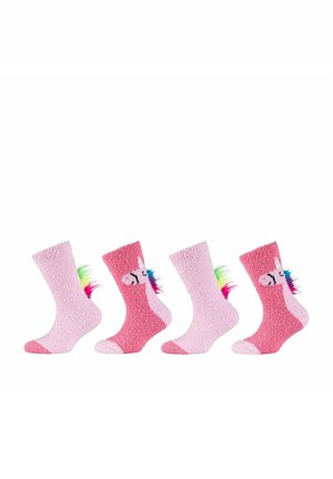 4 PACK - Calze - shocking pink