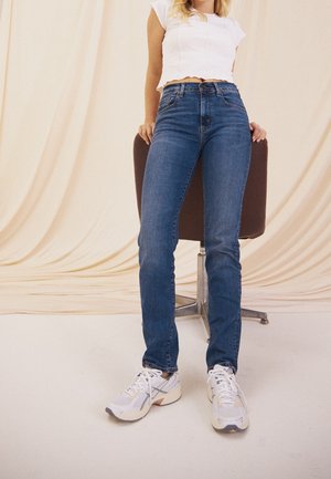 Jean droit - blue denim
