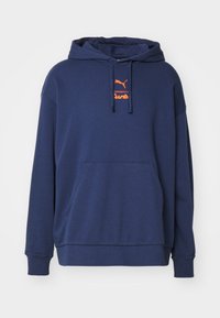 GRAPHIC HOODIE - Mikina s kapucňou - club navy