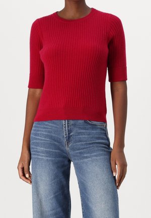 Strickpullover - red
