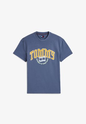Tommy Jeans, CREST ARCH TEE - T-shirts print - dark blue