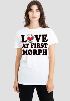Hasbro POWER RANGERS LOVE AT FIRST MORPH - T-Shirt print - white