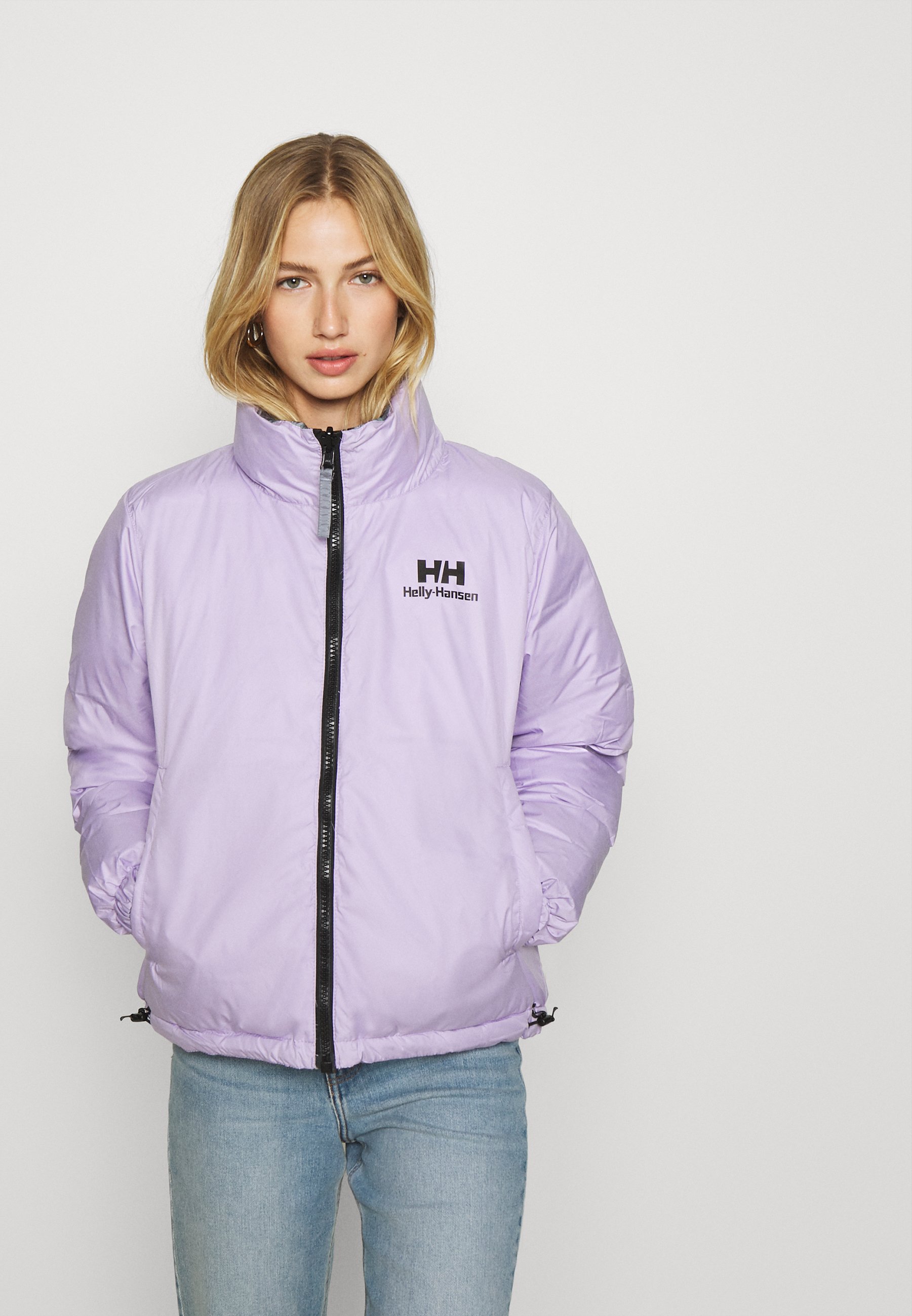 helly hansen reversible puffer jacket yellow