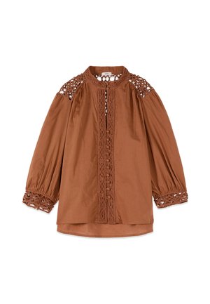 Oltre, Hemdbluse - marrone