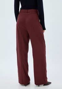 Koton WIDE LEG  - Pantalon classique - bordeaux