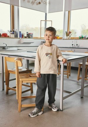 Next, REGULAR FIT - LONG SLEEVE SMALL GRAPHIC PRINTED T-SHIRT . - T-shirt à manches longues - cream little star