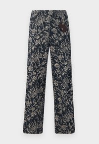 PLEATED TEXTURE WIDE LEG - Pantaloni - multi coloured-
