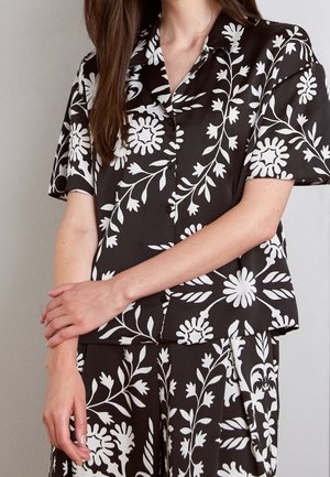 Overhemdblouse - black