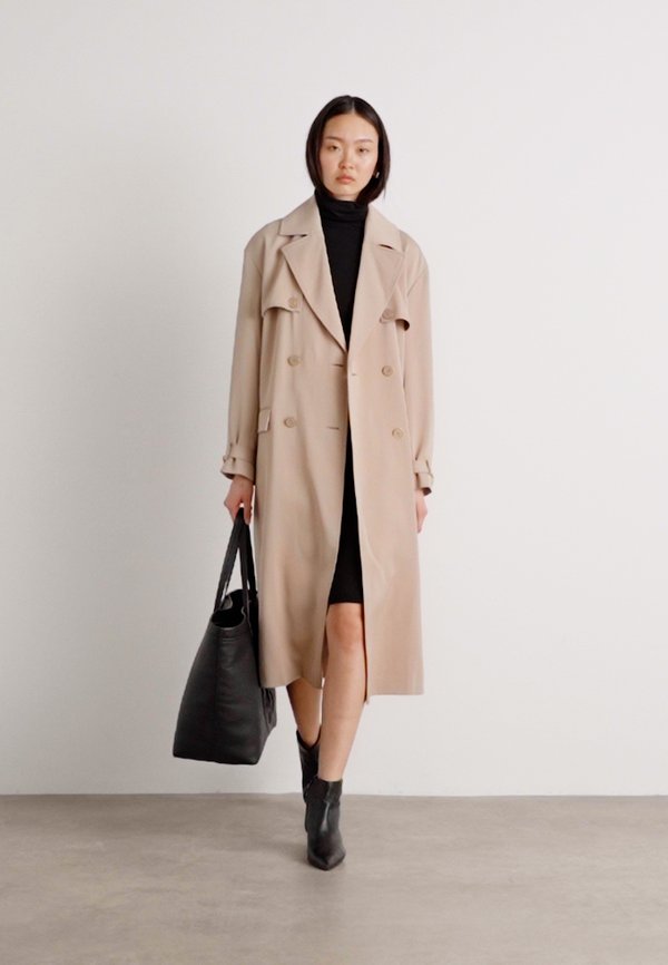NINA LONG - Trenchcoat - taupe3