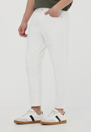 Jeans Tapered Fit - bianco denim