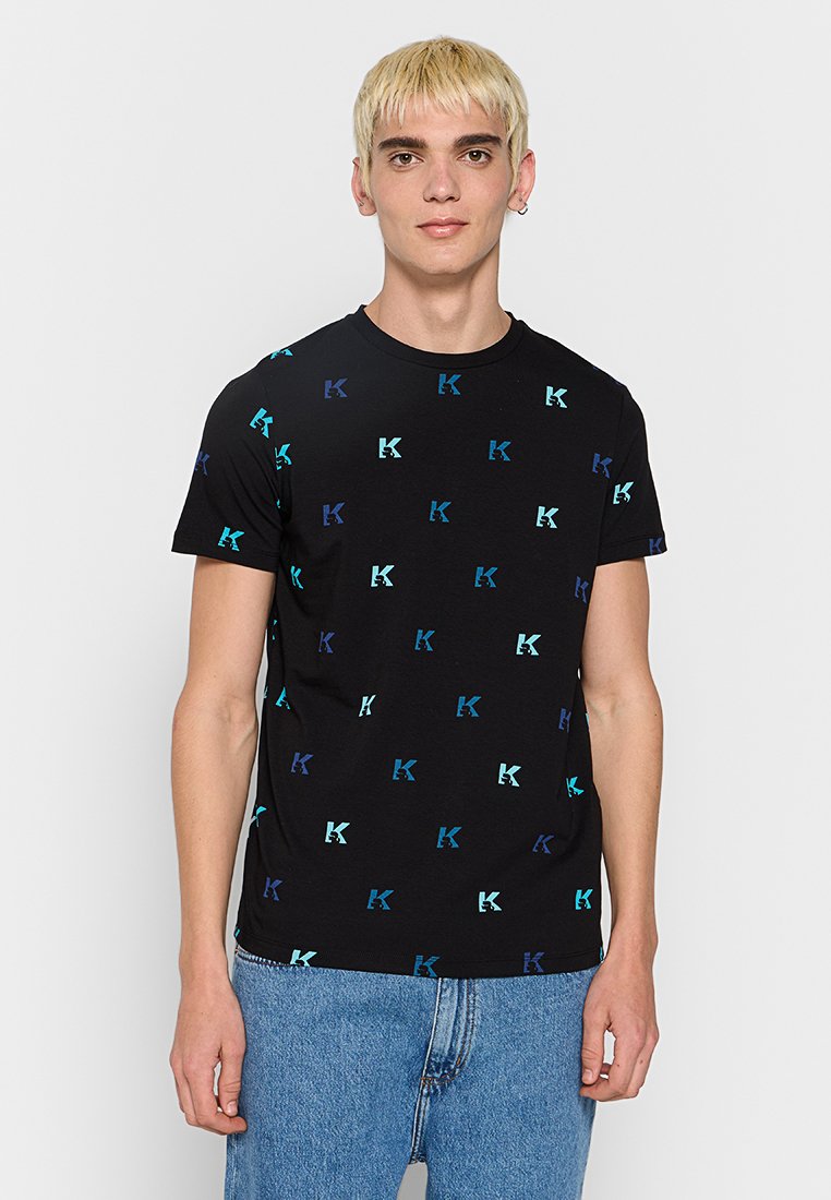 Karl Lagerfeld T-shirt print zwart